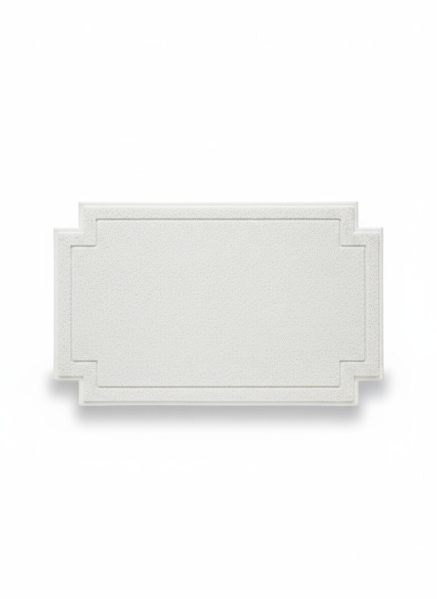 White Modern Doormat