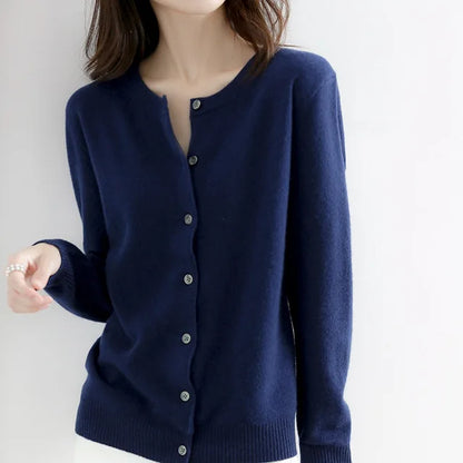 Liora Cashmere Button Cardigan
